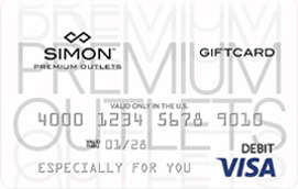 Visa® Simon Giftcard®: Silver Signature