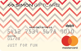 Mastercard® Simon Giftcard®: Zigzag