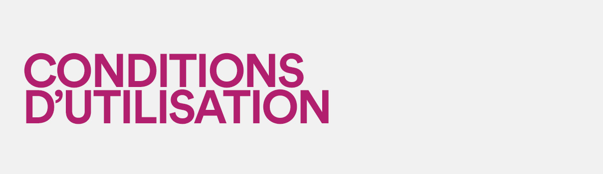 Conditions D'Uutilisation