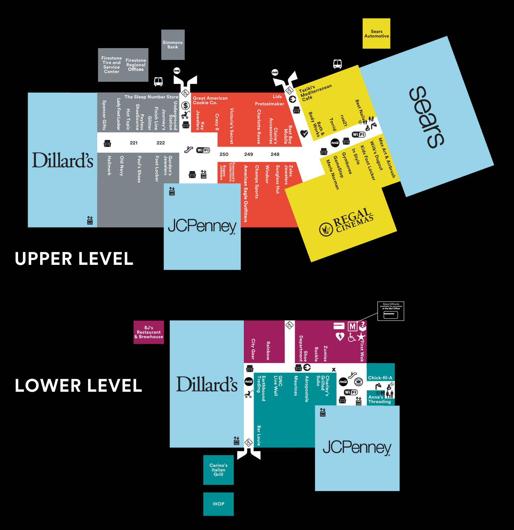 Complete List Of Stores Located At McCain Mall - A Shopping Center In ...