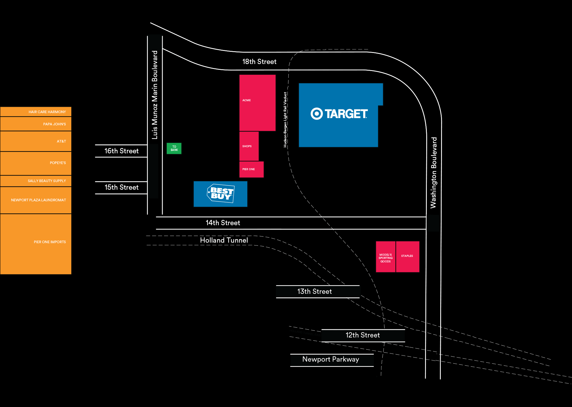 Center Map For Jersey Shore Premium Outlets® - A Shopping Center