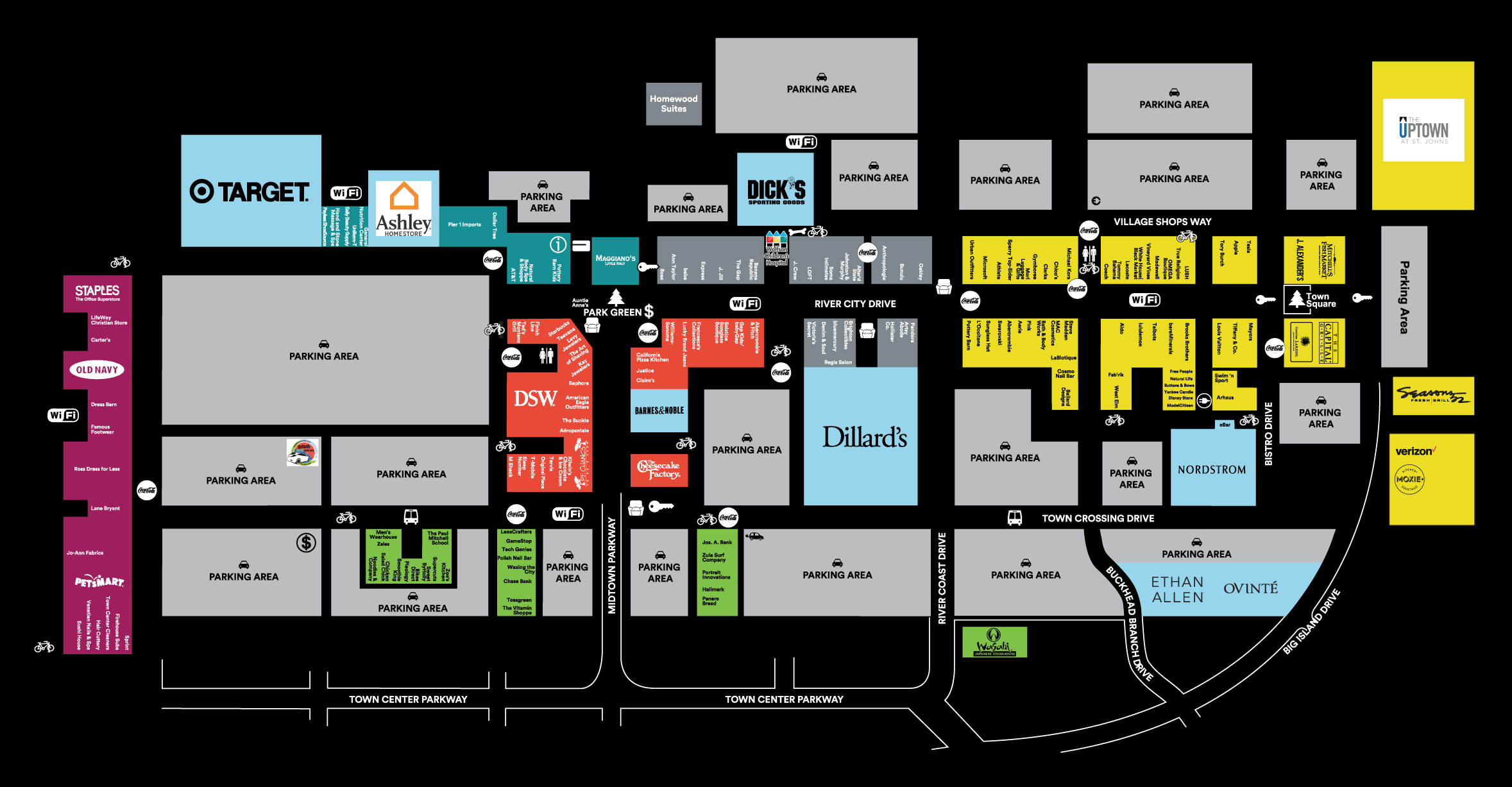 St. Johns Town Center shopping plan