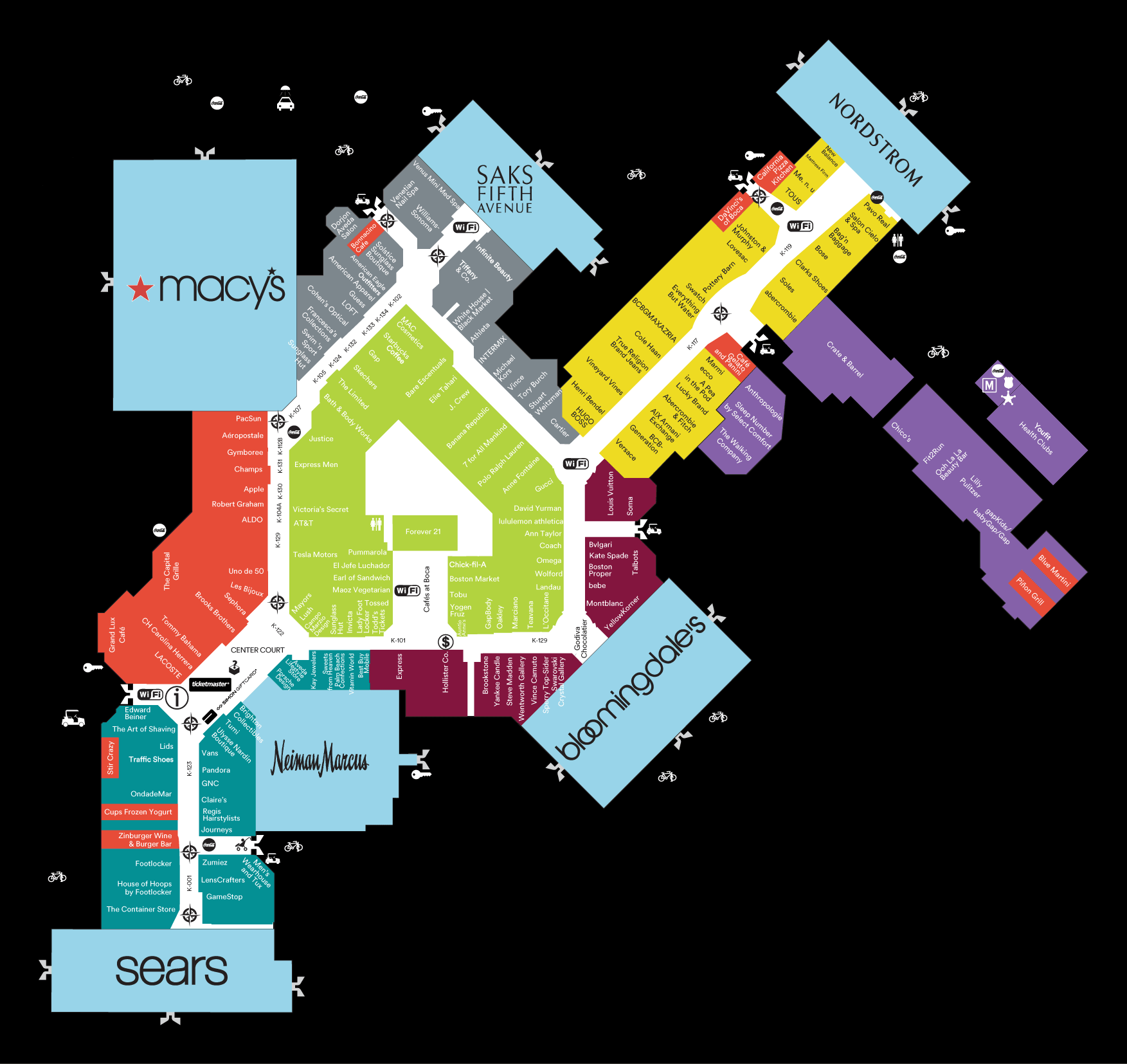 Mall Of Florida Map - Ricky Christal