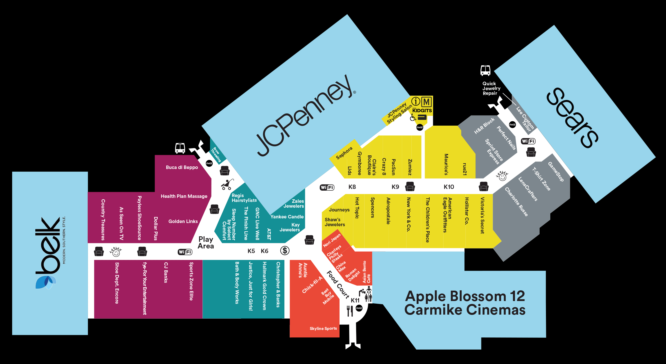 About Apple Blossom Mall - A Shopping Center in Winchester, VA - A Simon  Property