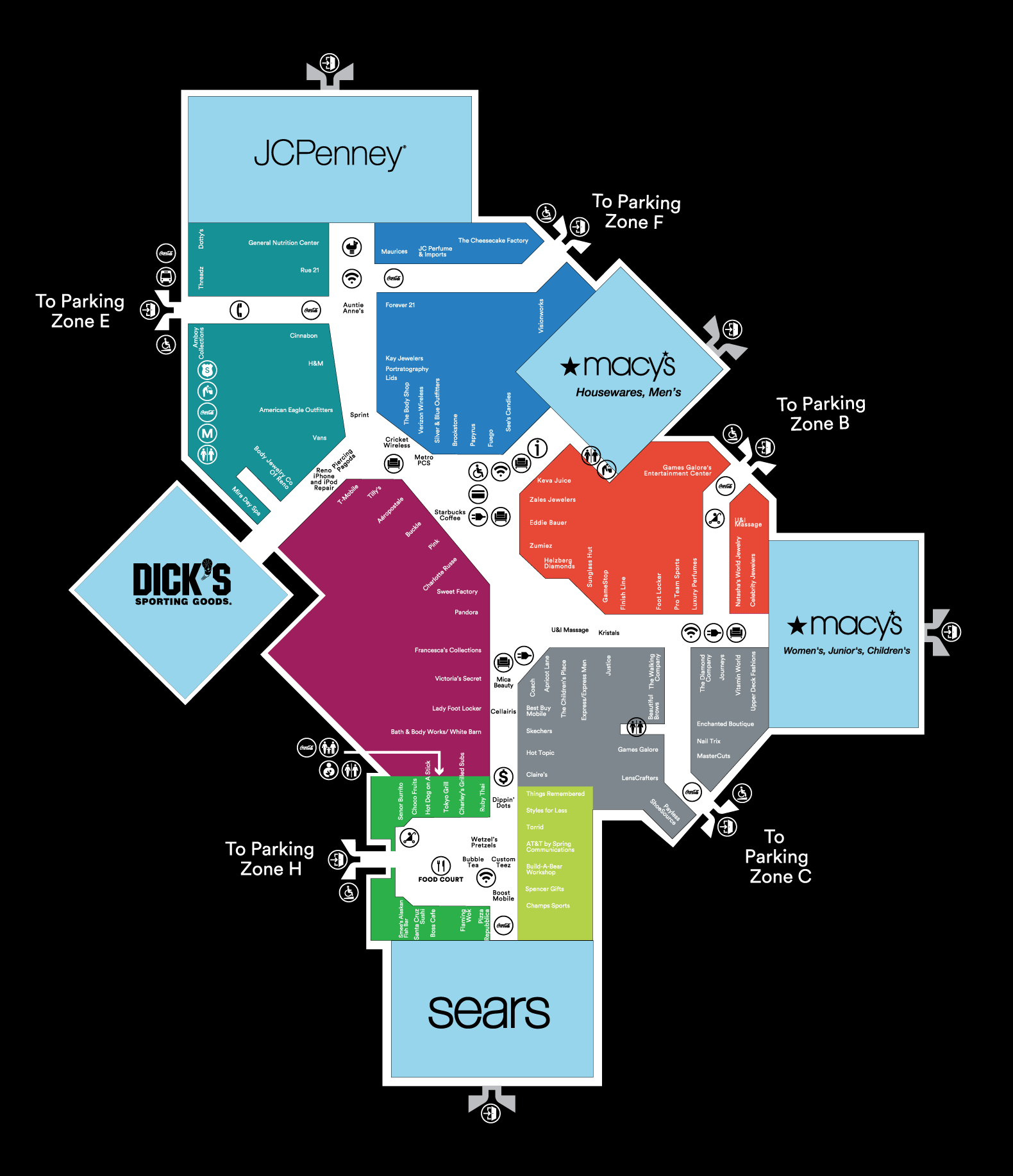 Park Meadows Store Map Welcome To Meadowood Mall® - A Shopping Center In Reno, Nv - A Simon  Property