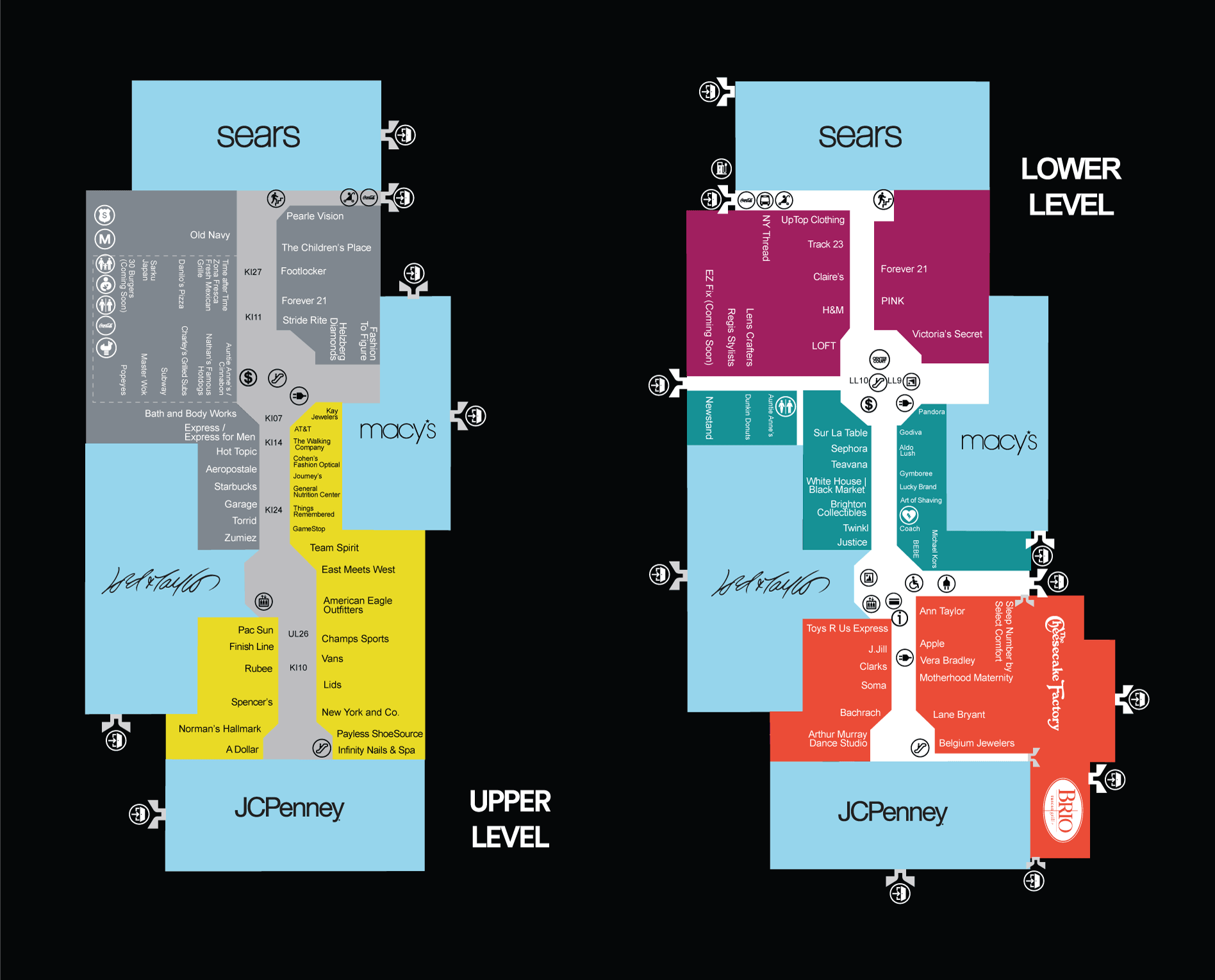 Fair Oaks Mall Map