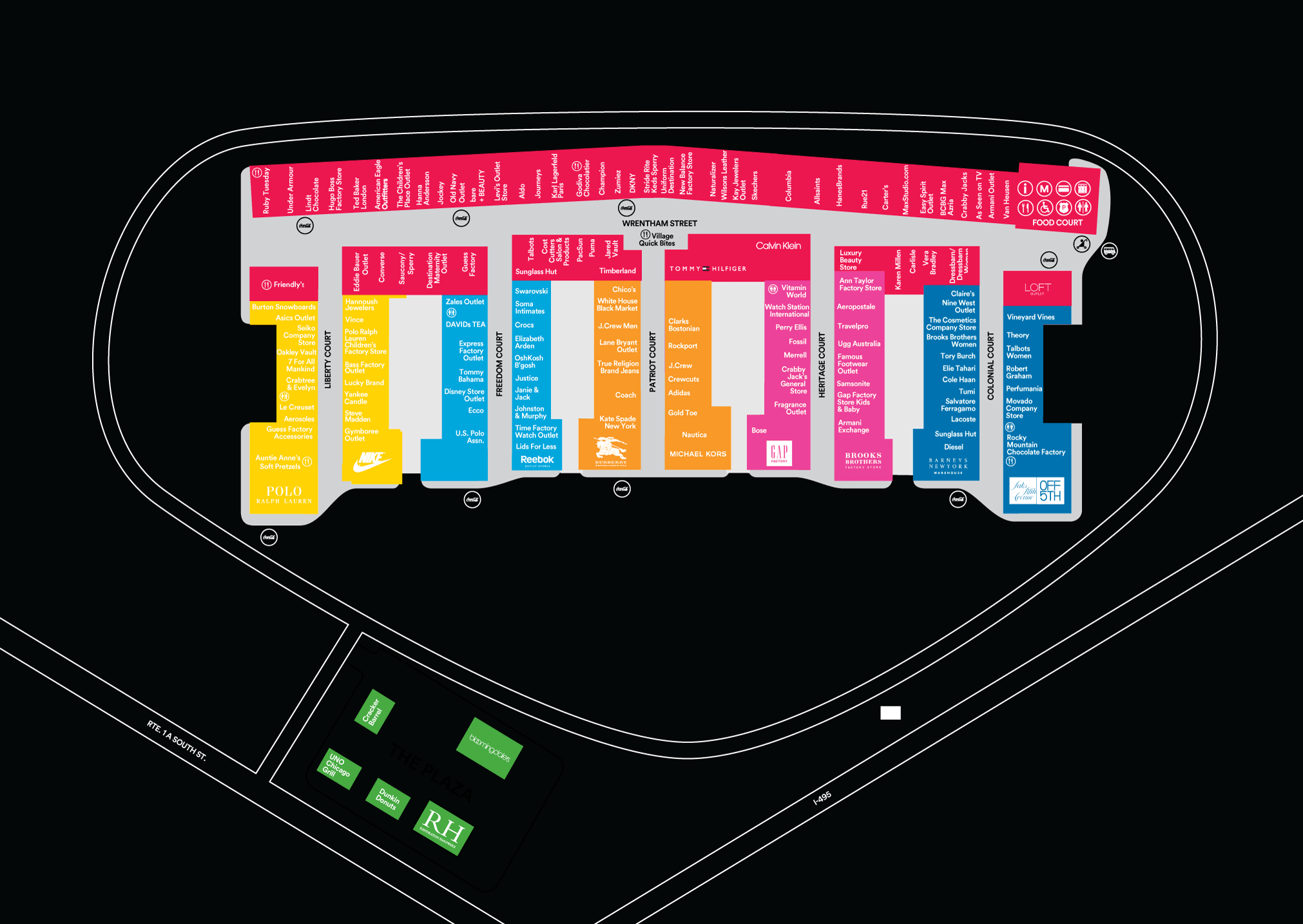 Store Directory for Wrentham Village Premium Outlets® - A Shopping