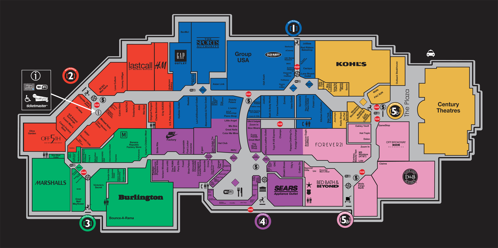 sawgrass mall map
